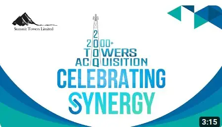 Summit Towers Limited celebrates historic acquisition of 2000+ towers from Banglalink.